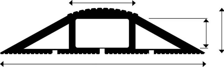 Produktbild Vulcascot Kabelbrücke Gummi MCP/1 (Kabelbrücke, 300 cm)