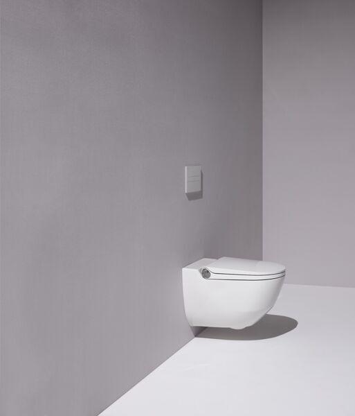 Produktbild Laufen Cleanet Riva Dusch-WC, spülrandlos, wandhängend, Fernbedienung, WC-Sitz mit Deckel