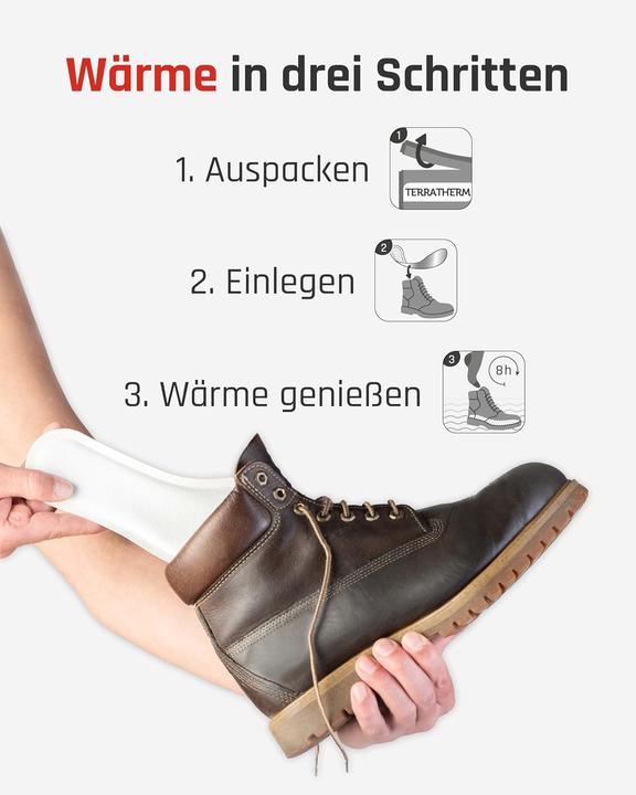 Produktbild TerraTherm 30 Paar Wärmesohlen Grösse M (39-41)