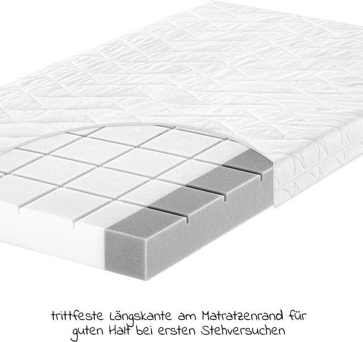 Produktbild Julius Zöllner 4-tlg. Matratzen-Set für Kinderbett 70x140cm - Babymatratze Babymatratzen & Kindermatratzen (70 x 140 x 10 cm)