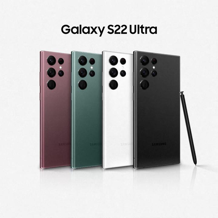 Produktbild Samsung Galaxy S22 Ultra EU (256 GB, Green, 6.80", Dual SIM, 108 Mpx, 5G)
