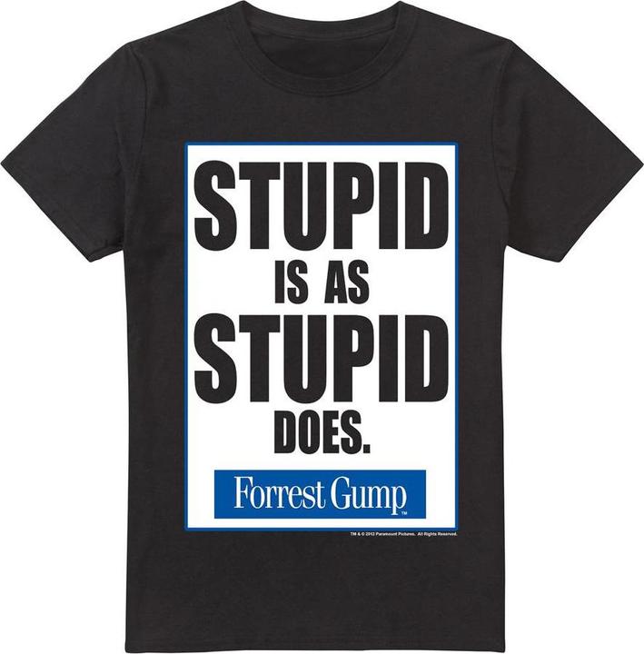 Forrest Gump Stupid Is TShirt (XL)