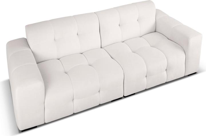 Actual product image Micadoni Velvet Sofa, "Kendal", 4 Seats, 255x103x79Made in Europe (2 person sofa, 3-seater, 4-seater)
