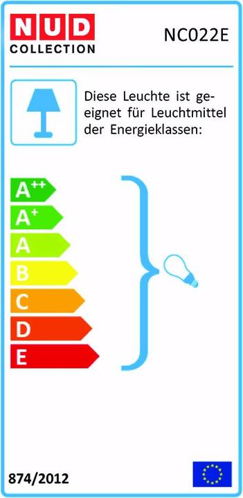 Energie-Label NUD Collection Base (E27)