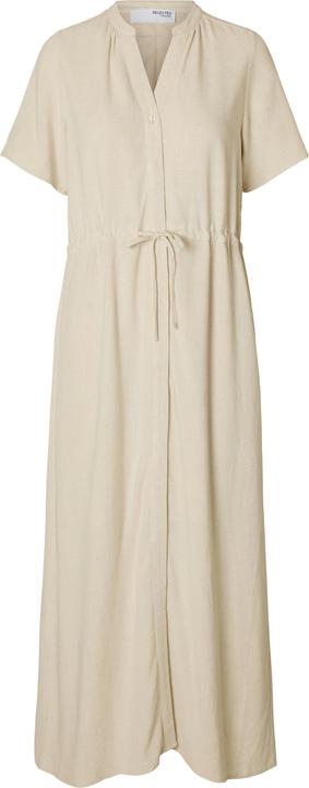 Selected Femme Slfviva-Damina Ss Ankle Dress Noos