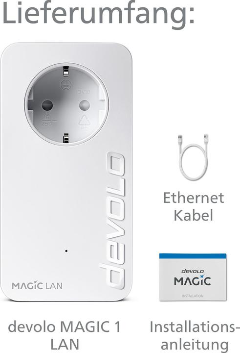 Produktbild Devolo Magic 1 LAN 1-1-1 (1200 Mbit/s)