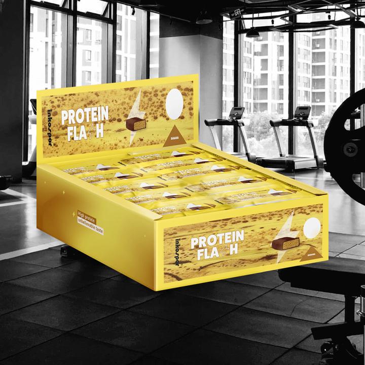 Actual product image Inkospor Flash (Banana, 30 pcs., 1950 g)