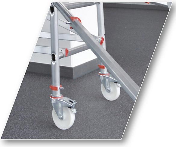 Actual product image kaiserkraft Safety mobile scaffold tower (Multi-purpose ladder, 208 cm)