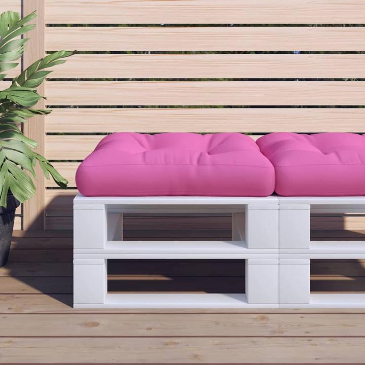 Produktbild Diverse Hardware Palettenkissen Rosa 60x61,5x10 cm Oxford-Gewebe (60 x 10 x 61.5 cm)