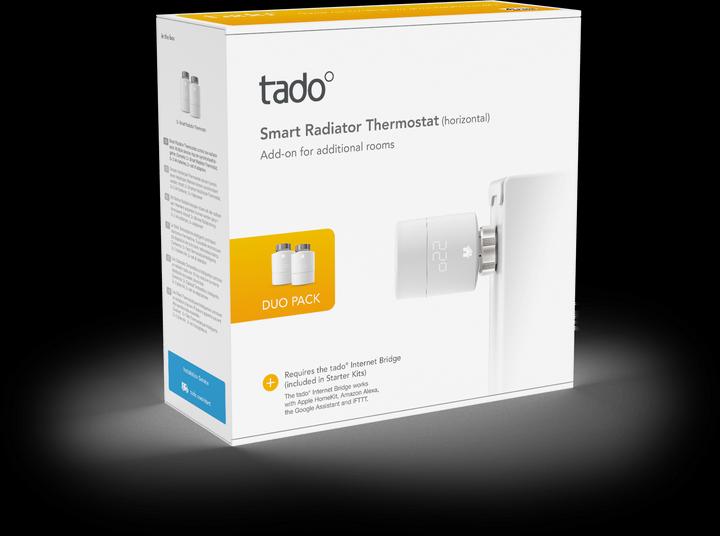 Actual product image tado° Smart radiator thermostat - Duo Pack
