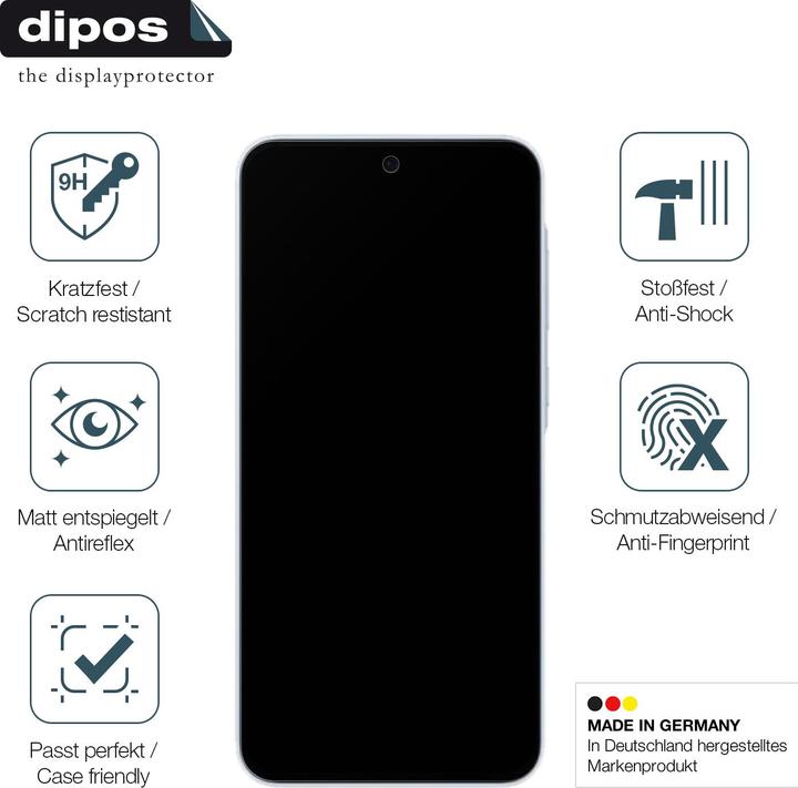 Image du produit Dipos Film de Protection d’écran Anti-Shock (2 pièce(s), Samsung Galaxy A35)