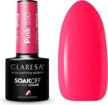 Immagine prodotto Claresa Collezione di smalti UV LED Manicure ibrida Soak Off - 5ml Colore rosa n. 530 (Rosa, Vernice UV gel)