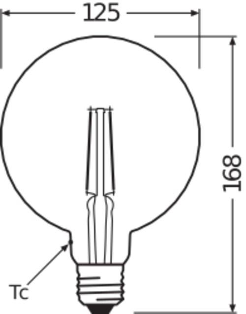 Immagine prodotto Osram Pino LED del 1906 Vintage 1906 (E27, 4.50 W, 470 lm, 1 x, E)