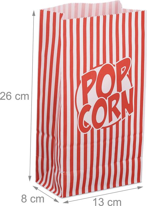 Produktbild Relaxdays 144 Popcorntüten (144 x)