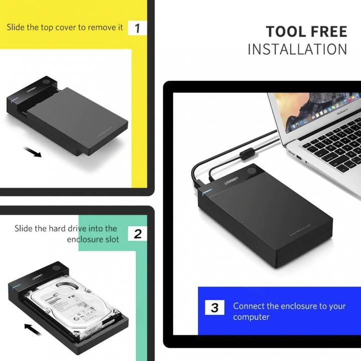 Actual product image Ugreen HDD Hard disk drive (3.5")