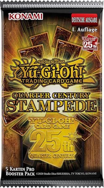 Immagine prodotto Yu-Gi-Oh Scatola di richiamo Quarter Century Stampede IT (Inglese, Display del booster)