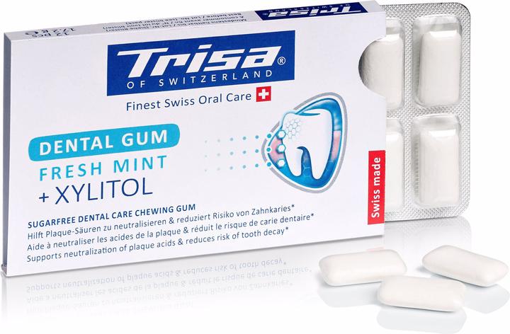 Actual product image Trisa The Fresh Mint (12 pcs., 24 g)