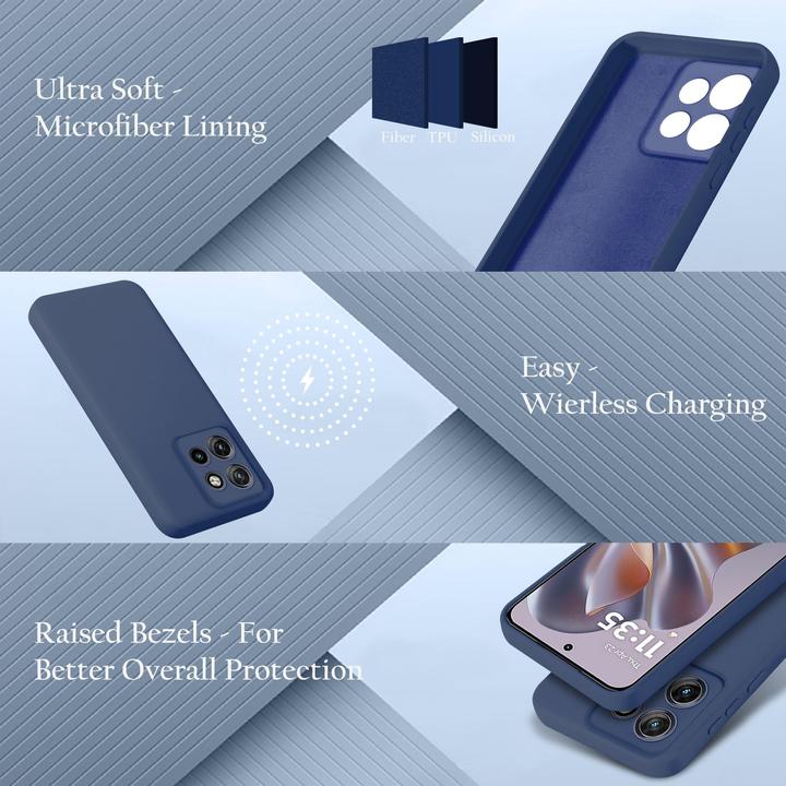 Immagine prodotto Cadorabo Custodia per Motorola Moto Edge 50 Neo TPU Liquid Silicone Case (Motorola Edge 50 Neo)
