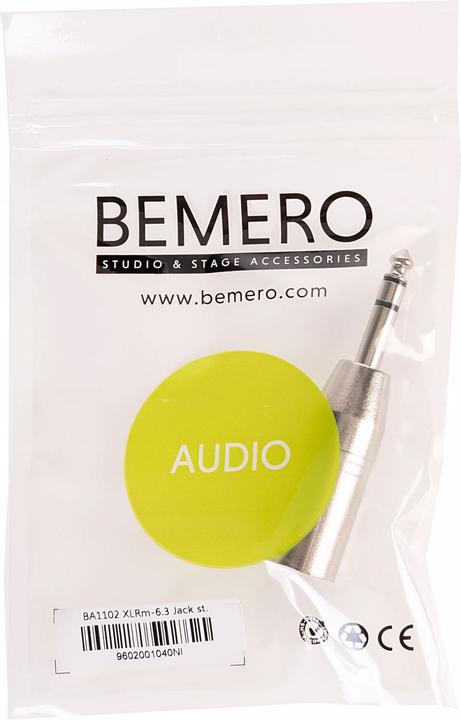 Produktbild Bemero XLR-Klinken Adapter BA1102 (Klinkenadapter)