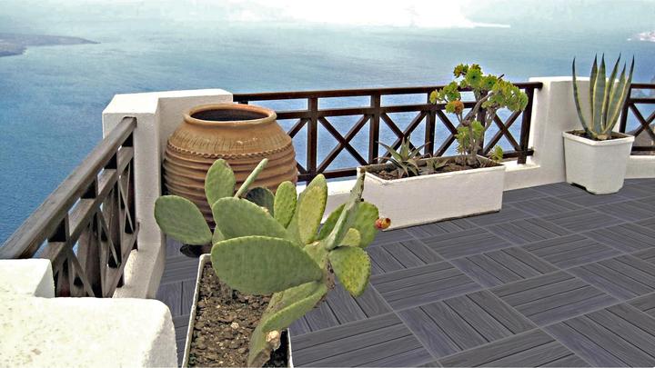 Produktbild Florco Balkon-& Terrassenplatten (6 x, 30 x 30 cm)