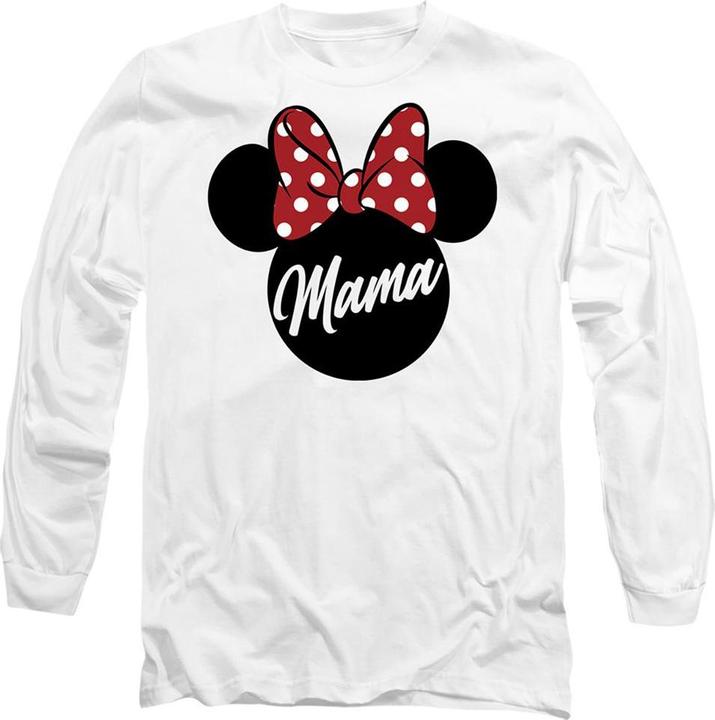 Actual product image Disney Unisex Adult Mama In Ears Minnie Mouse Mothers Day T-Shirt (L)