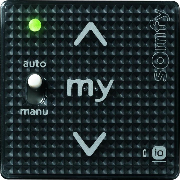 Produktbild somfy 1811102 Funkwandsender Smoove A/M IN io Black Shine 1-Kanal (Handsender)