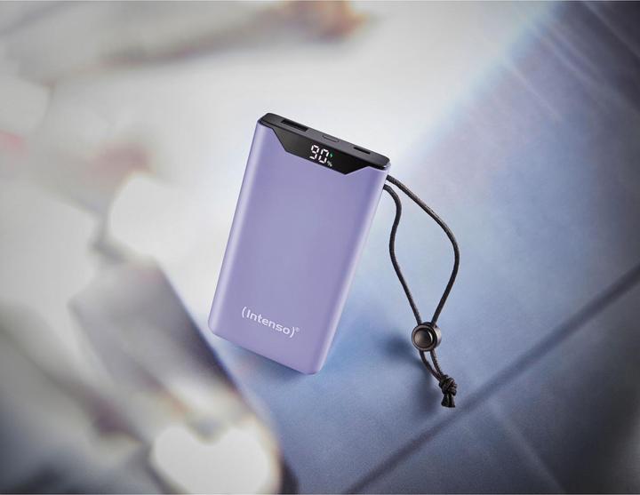 Image du produit Intenso Banque d'alimentation F10000 10000 mAh Purple (10000 mAh, 20 W, 20 Wh)