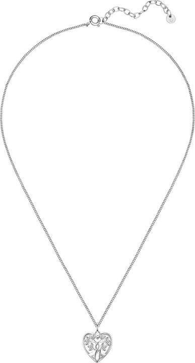 Actual product image Glanzstücke München Ladies Tree of Life Sterling Silver Zirconia Silver 40.0 cm base chain + 5.0 cm extension - 33938 (Sterling Silver, 40 - 45 cm)