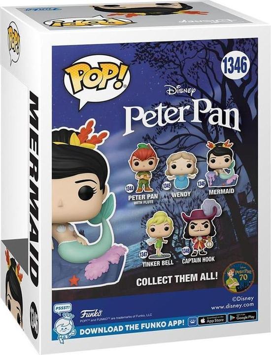 Immagine prodotto Funko Peter Pan 70° Anniversario POP! Sirena in vinile Disney 9 cm
