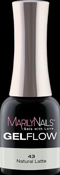 Image du produit Marily Nails GELFLOW - 43 Natural Latte (Latte naturel, Vernis semi-permanent)