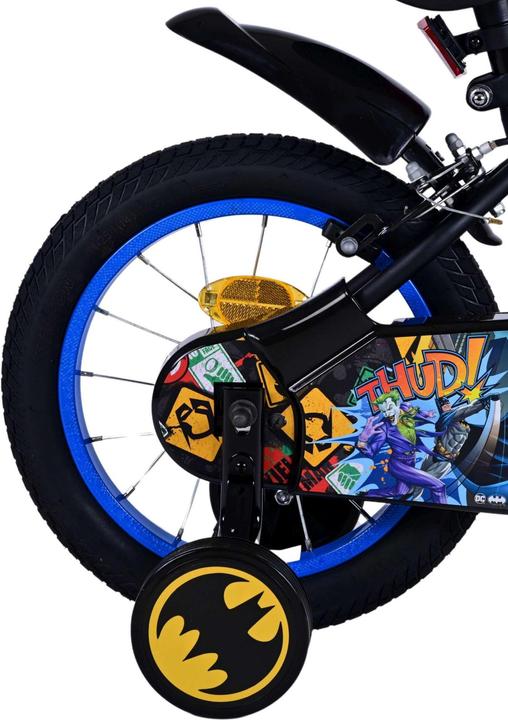 Produktbild Batman 14-Zoll-Kinderfahrrad schwarz - Sicherheit, Komfort und Spass für jedes Kind!