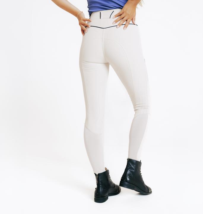 Actual product image Fouganza Women's Ultra-Lightweight Horse Riding Jodhpurs - Beige (XS)