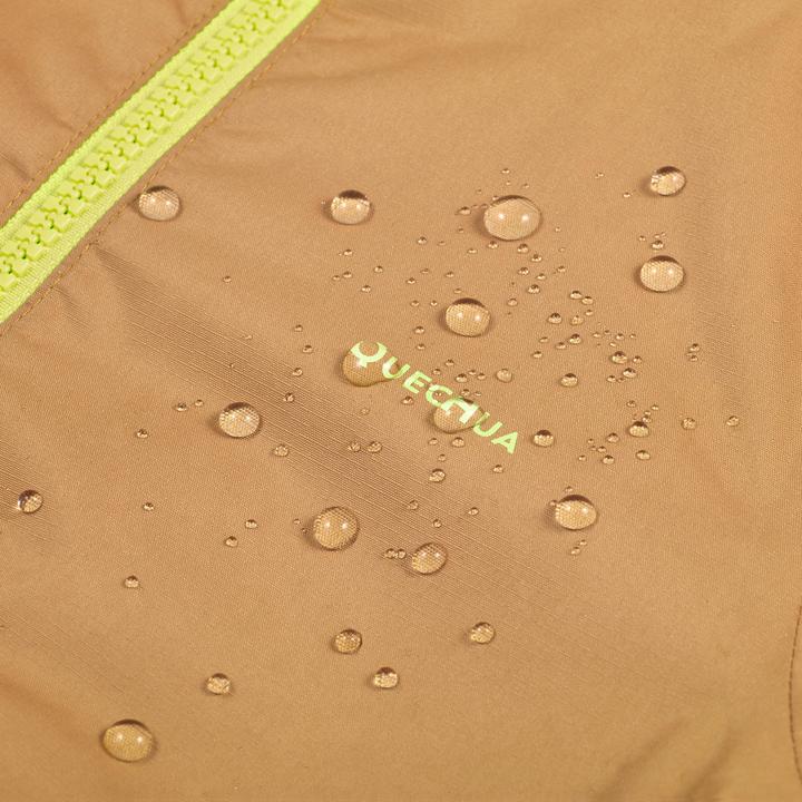 Image du produit Quechua Veste de randonnée imperméable enfant 2-6 ans, MH500 marron (102)