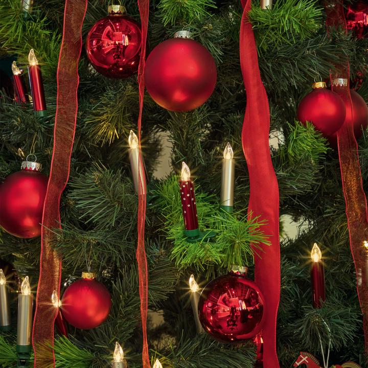 Produktbild Krinner Lumix SuperLight Mini Kabellose Christbaumkerzen 12er Basis-Set