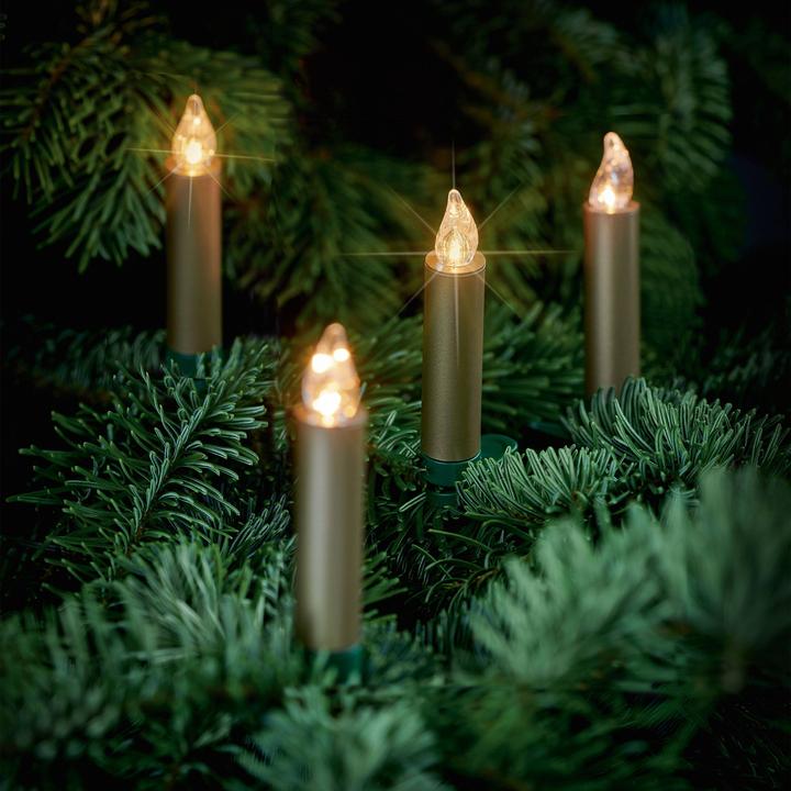 Produktbild Krinner Lumix SuperLight Mini Kabellose Christbaumkerzen 12er Basis-Set