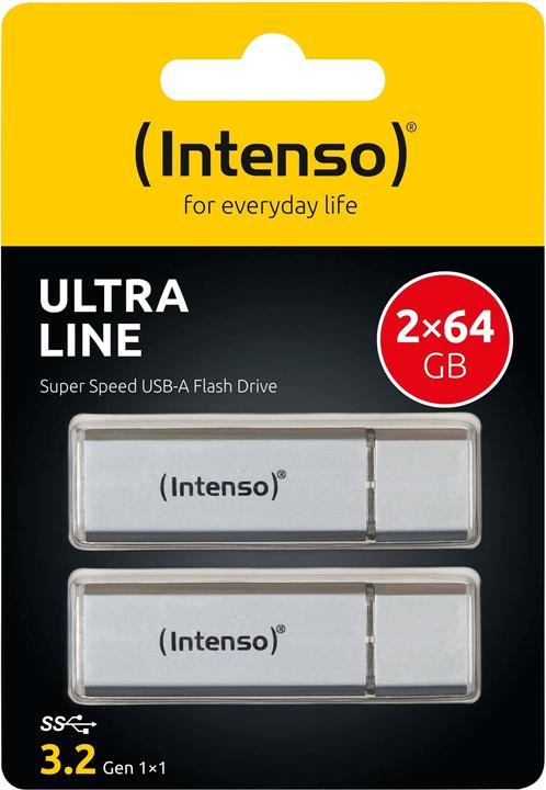 Actual product image Intenso MEMORY DRIVE FLASH USB3.2 64GB/PACK2 3531494 (64 GB, USB-A)