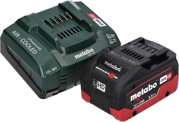 Image du produit Metabo ST 18 L 90 Scie sauteuse sans fil 18 V 90 mm + 1x batterie LiHD 5,5 Ah + chargeur + Metabox