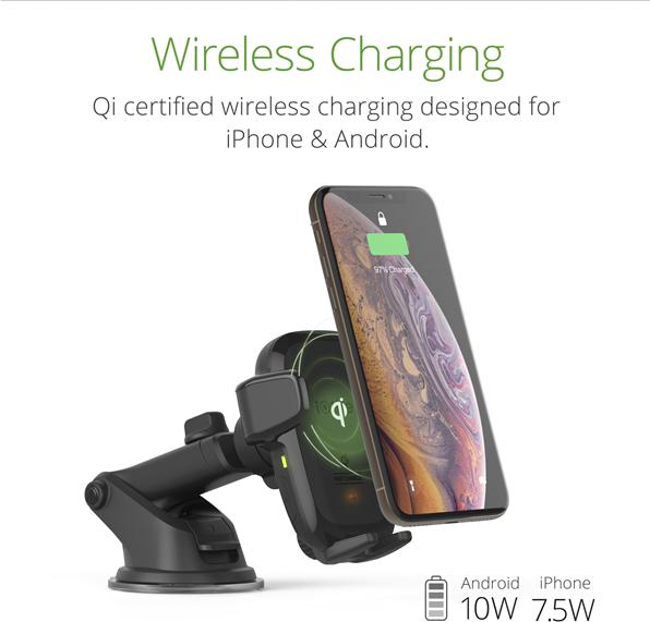 Image du produit iOttie Support à ventouse d'une largeur maximale de 6 pouces ou 89 mm HLCRIO161 noir