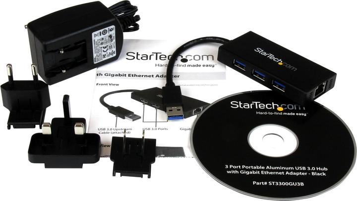 Actual product image StarTech USB 3.0 to 3-port USB Hub (USB-A, 3 Ports)