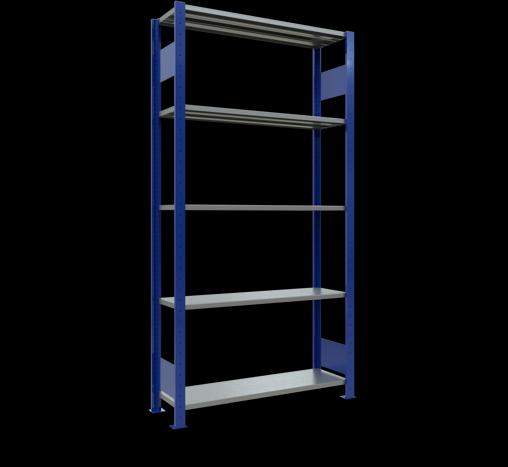Immagine prodotto Schulte Lagertechnik Sistema di scaffalature di base senza viti MULTIplus150 con ripiani di lunghezza