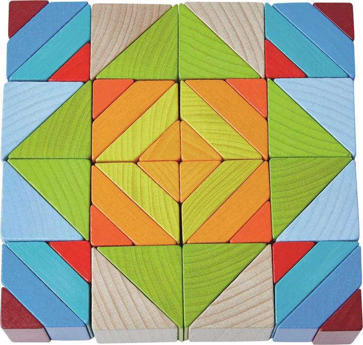 Produktbild Haba 3D-Legespiel Würfelmosaik (Deutsch, Italienisch, Französisch, Englisch)