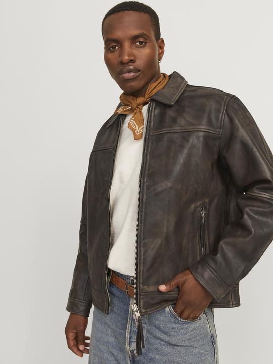 Image du produit Jack & Jones Joraustin Clean Leather Jkt Goat Styd Aw (M)