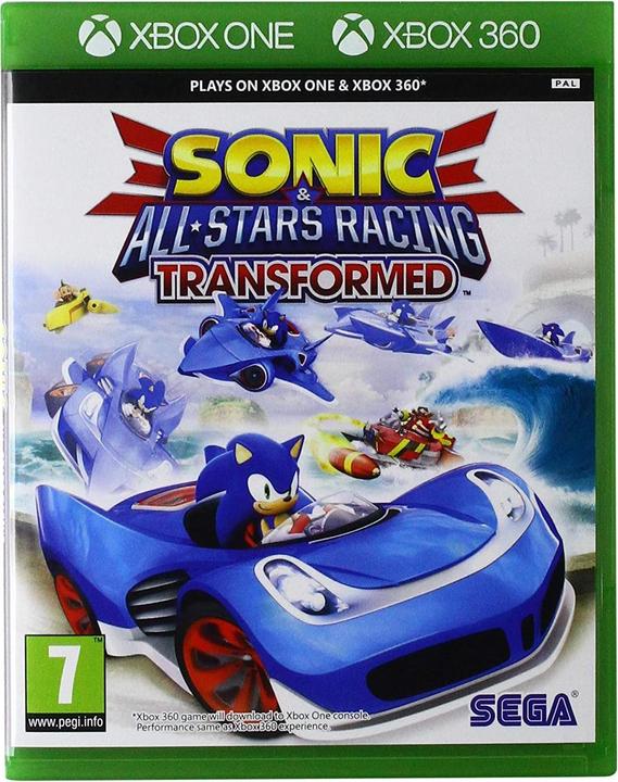 Actual product image Sega Xbox 360 Sonic and All-Stars Racing: Transformed - Compatible with Xbox One. (Xbox 360, EN)