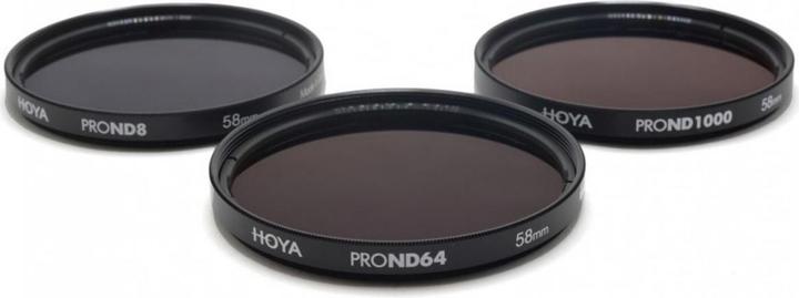 Actual product image Hoya PRO ND Filter Kit 8/64/1000 Filterset (72 mm, Neutral density filter)