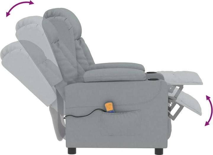 Actual product image VidaXL Elektrischer Massagesessel