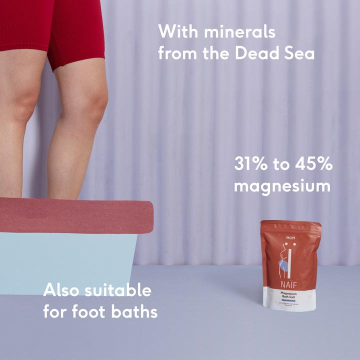 Immagine prodotto Naïf Näif Sale da bagno per la gravidanza Sel de Bain au Magnésium 500g (500 ml, Praline da bagno)