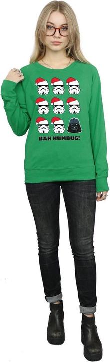 Actual product image Star Wars Womens/Ladies Christmas Humbug Sweatshirt (XXL)