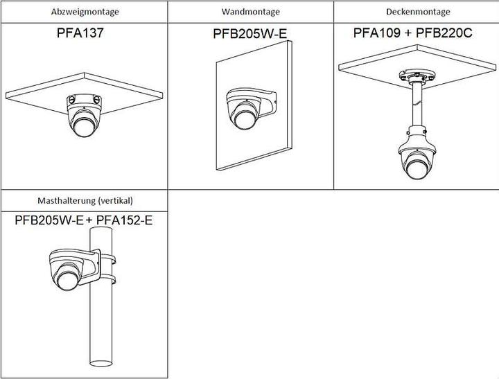 Produktbild Dahua Technologie IPC-HDW3849H-AS-PV-S5 Eyeball IP AI 8MP (3840 x 2160 Pixels)