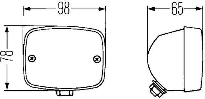 Produktbild Hella 12 Nebelschlussleuchten Halogen Anbau für PORSCHE 911