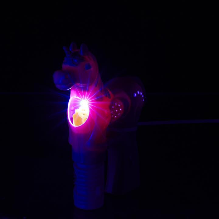 Actual product image Relaxdays Unicorn Bubble Gun